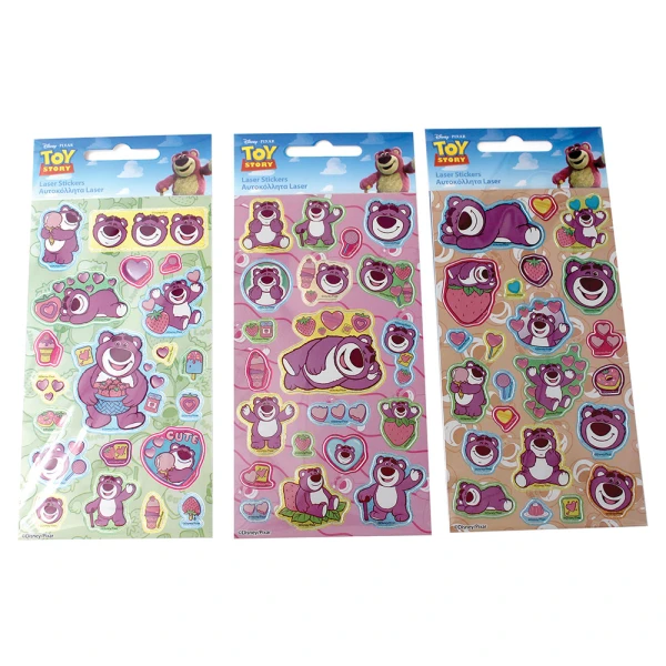 LASER STICKERS TOY STORY LOTSO - 3 DESIGNS