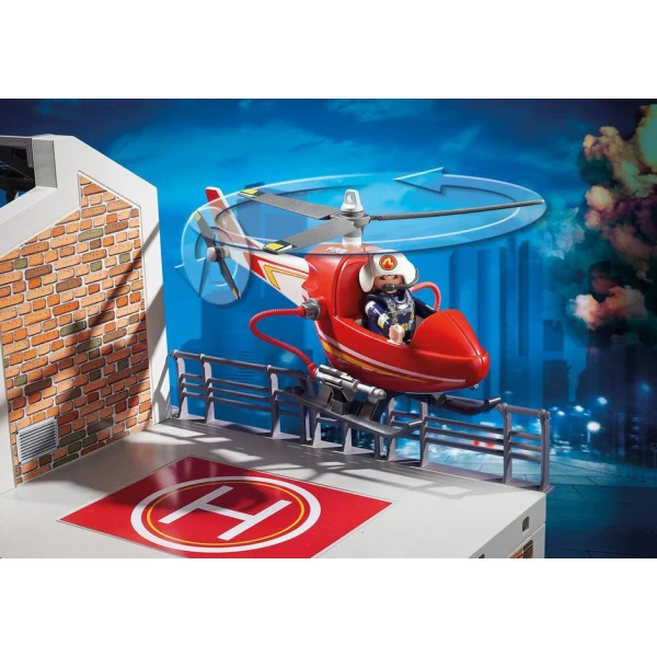 PLAYMOBIL CITY ACTION LARGE FIRE STATION