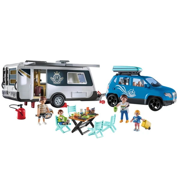 PLAYMOBIL FAMILY FUN ΟΙΚΟΓΕΝΕΙΑΚΕΣ ΔΙΑΚΟΠΕΣ ΜΕ ΡΥΜΟΥΛΚΟΥΜΕΝΟ ΤΡΟΧΟΣΠΙΤΟ