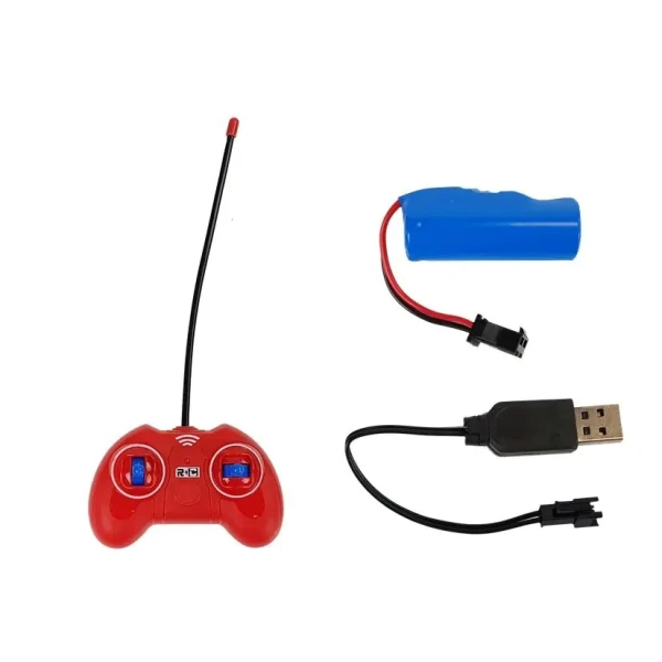 REMOTE CONTROL FIREFIGHTING VEHICLE 1:30 4CHANNEL WITH LIGHTS USB 27MHz