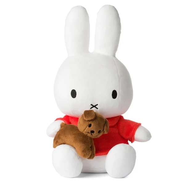 PLUSH BUNNY MIFFY 33 cm WITH PUPPIE