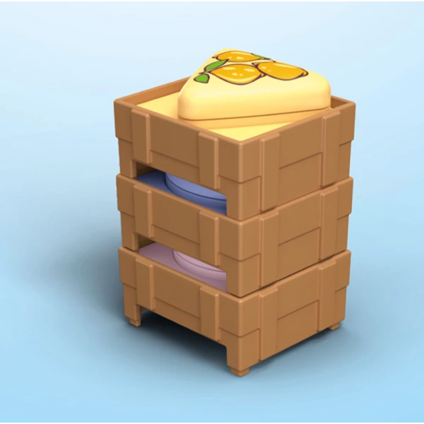 PLAYMOBIL JUNIOR ORGANIC MARKET STALL & FORKLIFT
