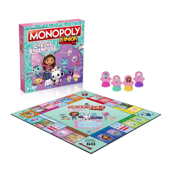 WINNING MOVES ΕΠΙΤΡΑΠΕΖΙΟ ΠΑΙΧΝΙΔΙ MONOPOLY JUNIOR GABBY\'S DOLLHOUSE