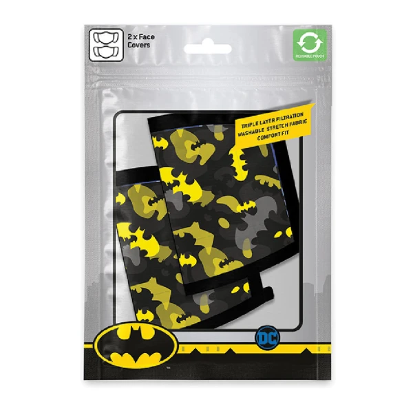 DC COMICS ΥΦΑΣΜΑΤΙΚΗ ΜΑΣΚΑ BATMAN CAMO 2 τεμ.