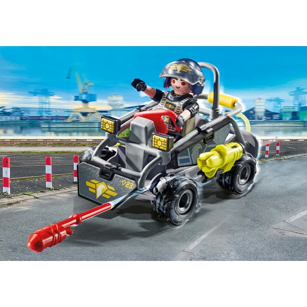 PLAYMOBIL CITY ACTION TACTICAL UNIT - MULIT-TERRAIN QUAD