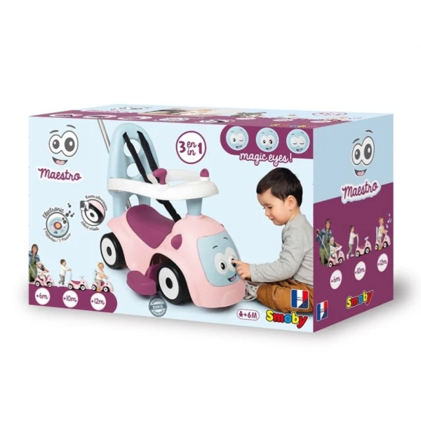 SMOBY MAESTRO RIDE-ON PINK