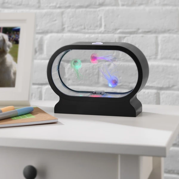 THE SOURCE OVAL MINI JELLYFISH LAMP