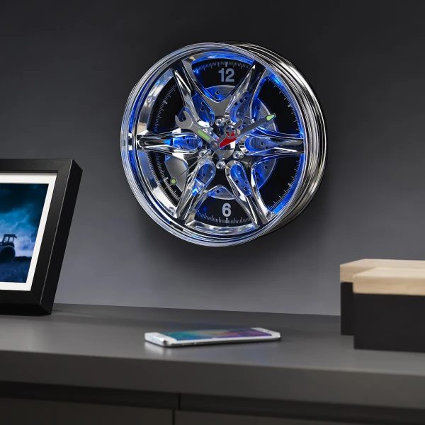 THE SOURCE LED WHEEL RIM CLOCK