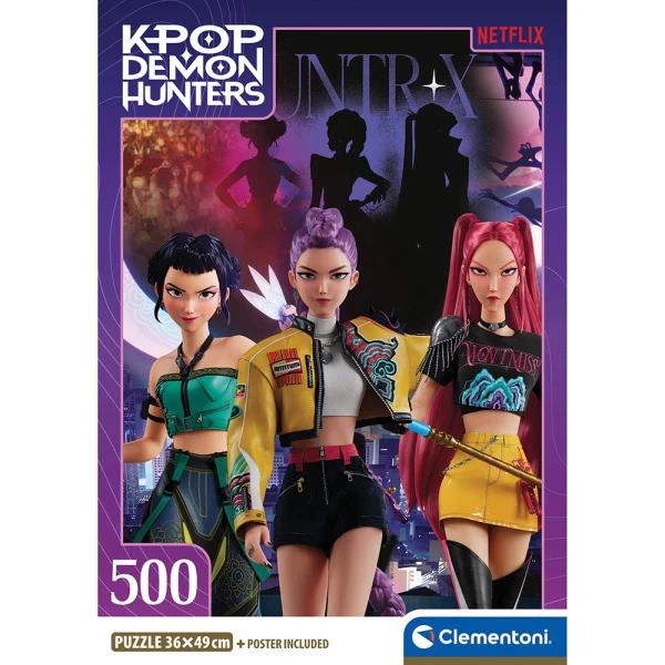 CLEMENTONI ΠΑΖΛ HIGH QUALITY COLLECTION - K-POP DEMON HUNTERS -2- 500 ΤΜΧ