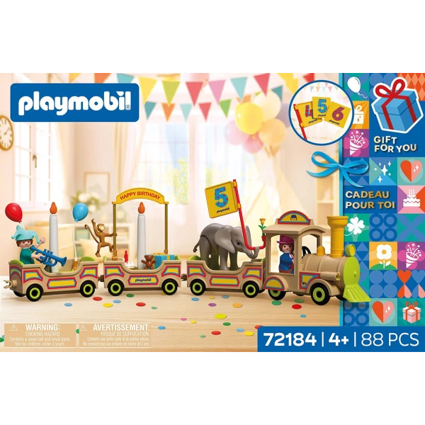 PLAYMOBIL GIFT COLLECTION BIRTHDAY TRAIN