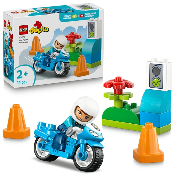 LEGO® DUPLO® TOWN ΜΠΛΕ ΑΣΤΥΝΟΜΙΚΗ ΜΟΤΟΣΙΚΛΕΤΑ