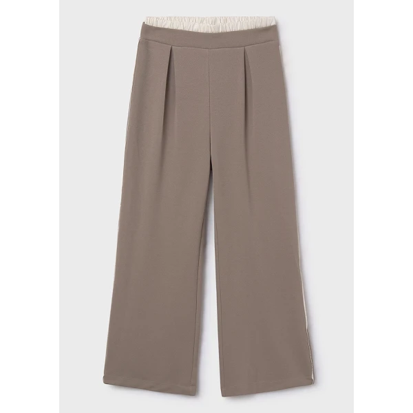 MAYORAL TROUSERS LONG DOUBLE BELT LIGHT BROWN
