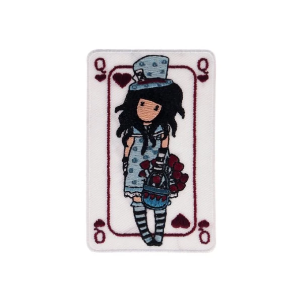 GORJUSS EMBROIDERED IRON-ON PATCH THE HATTER