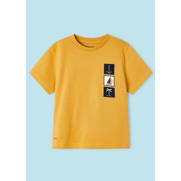 MAYORAL SHORT SLEEVES BLOUSE  OCHRE
