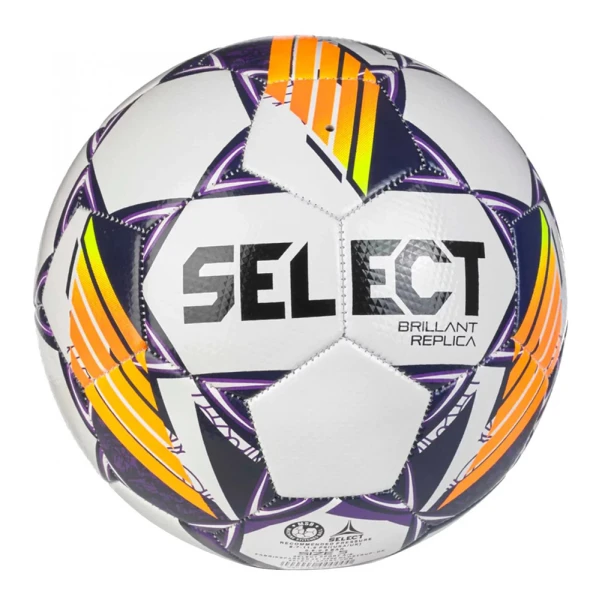 ΜΠΑΛΑ ΠΟΔΟΣΦΑΙΡΟΥ SELECT BRILLANT REPLICA V24 ΛΕΥΚΟ/ΜΩΒ SIZE 5