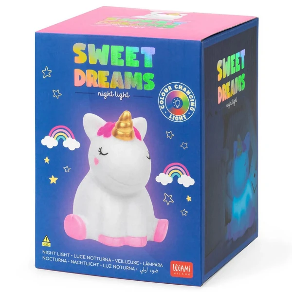 LEGAMI NIGHT LIGHT SWEET DREAMS - UNICORN