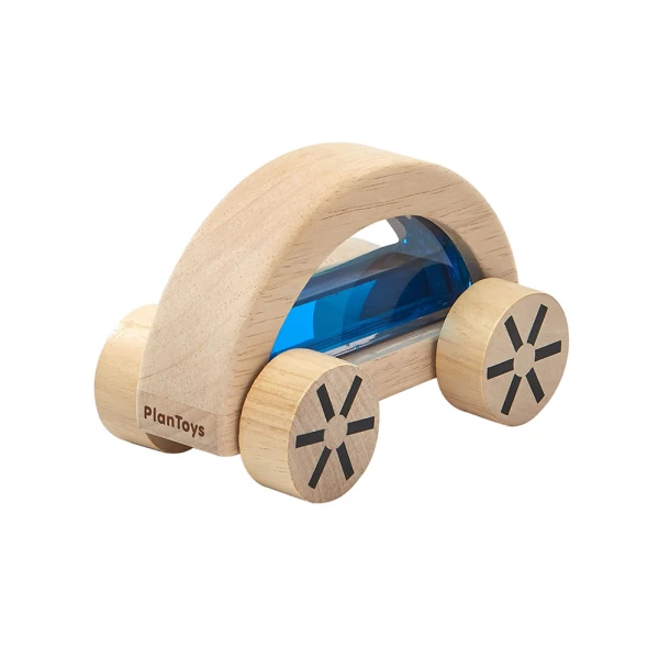 PLAN TOYS ΞΥΛΙΝΟ ΑΥΤΟΚΙΝΗΤΑΚΙ ΜΕ ΝΕΡΟ - ΜΠΛΕ