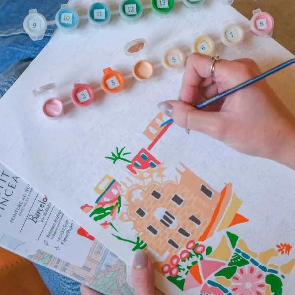 PETIT PINCEAU PAINT BY NUMBERS - BARCELONA