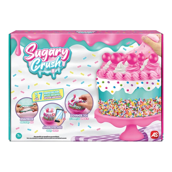 AS SLIME SUGARY CRUSH FOR AGES 7+ - 6 DESIGNS