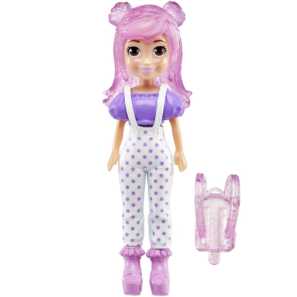 POLLY POCKET NEW DOLL WITH FASHION MINI PACK AZURE BLOUSE