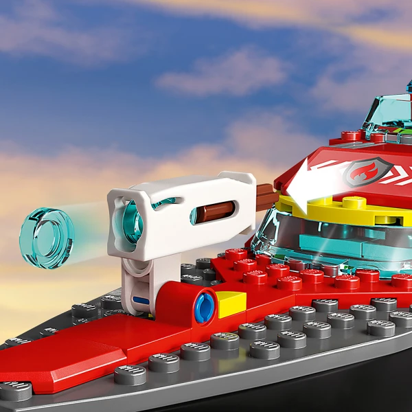 LEGO® CITY ΔΙΑΣΩΣΤΙΚΟ ΠΥΡΟΣΒΕΣΤΙΚΟ ΣΚΑΦΟΣ