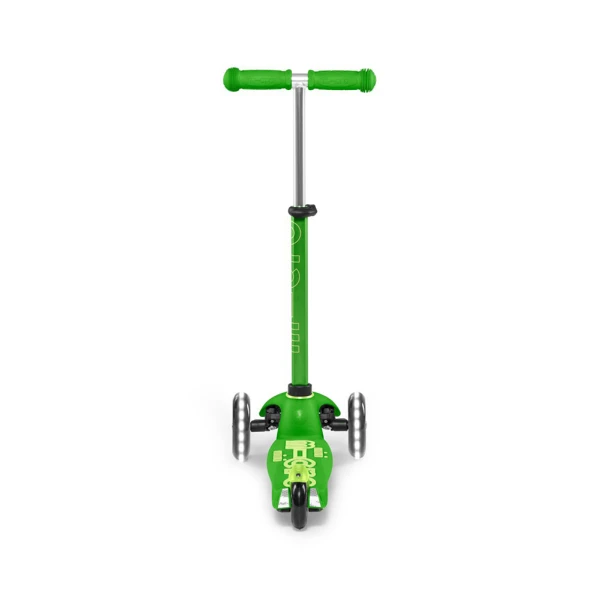 MICRO 3-WHEELS MINI MICRO DELUXE LED SCOOTER GREEN
