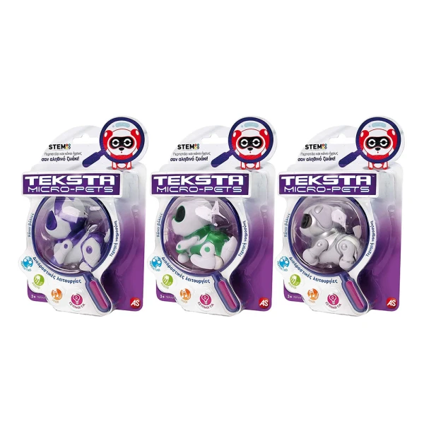 TEKSTA MICRO-PETS ΗΛΕΚΤΡΟΝΙΚΟ ΡΟΜΠΟΤ - 3 ΣΧΕΔΙΑ
