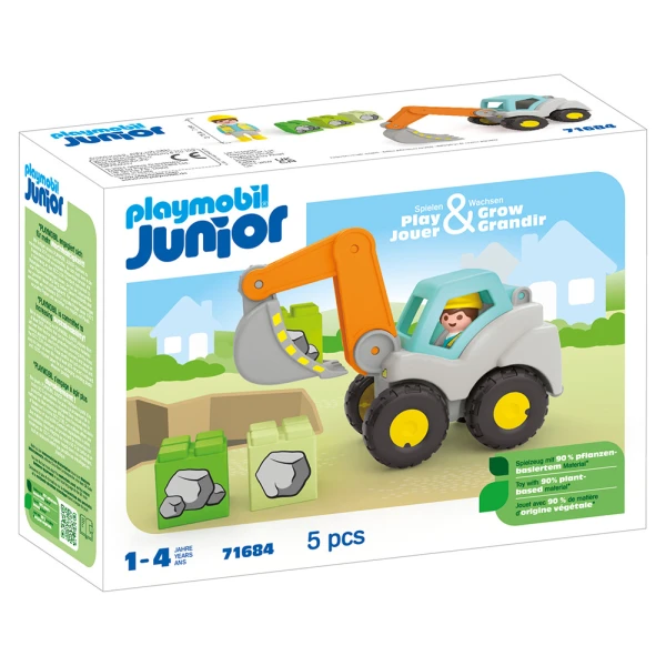 PLAYMOBIL JUNIOR ΦΟΡΤΩΤΗΣ ΕΚΣΚΑΦΕΑΣ