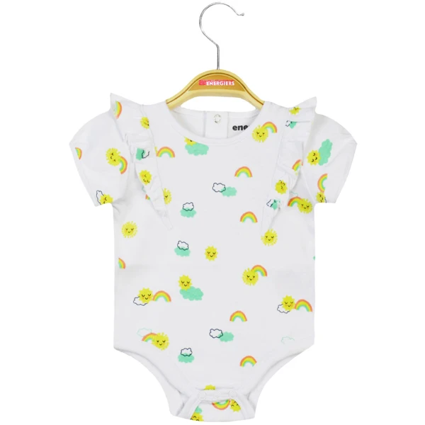 ENERGIERS BABY GIRL BODYSUIT (SET 2 pcs) WHITE