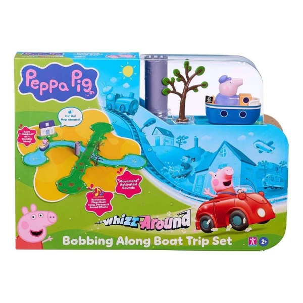 PEPPA PIG WHIZZ AROUND PLAYSET GRANDPA PIG BOAT
