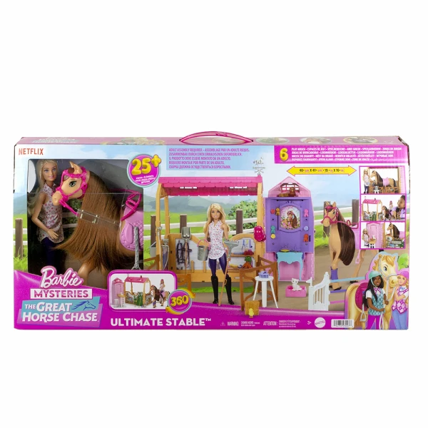 BARBIE MYSTERIES THE GREAT HORSE CHASE - ULTIMATE STABLE