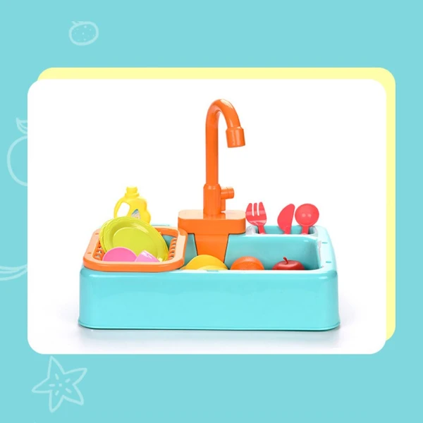 SINK WITH WATER AND ACCESSORIES -4 COLORS