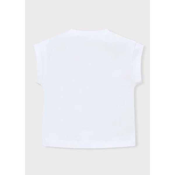MAYORAL BLOUSE SHORT SLEEVES WHITE 