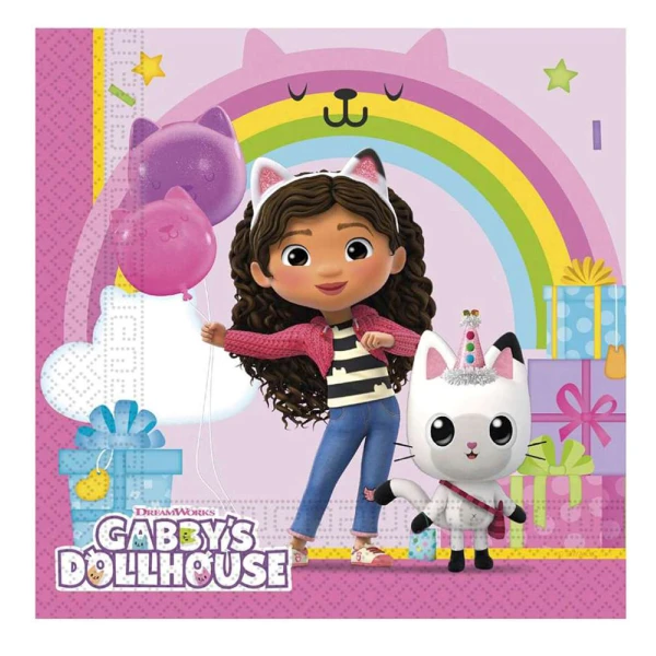FSC 2ply NAPKINS 20 pcs 33X33 cm GABBYS DOLLHOUSE 