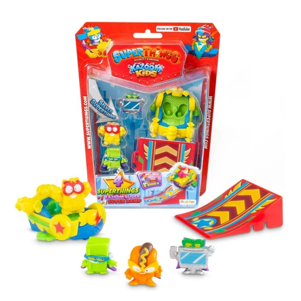 SUPERTHINGS ΜΙΚΡΟΠΛΑΣΜΑΤΑ KAZOOM KIDS BLISTER 4 ΦΙΓΟΥΡΕΣ ΜΕ ΑΞΕΣΟΥΑΡ ΓΙΑ 3+ ΧΡΟΝΩΝ