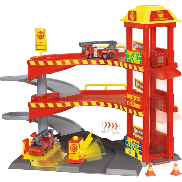 DICKIE TOYS RESCUE STATION GARAGE - 2 DESIGNS
