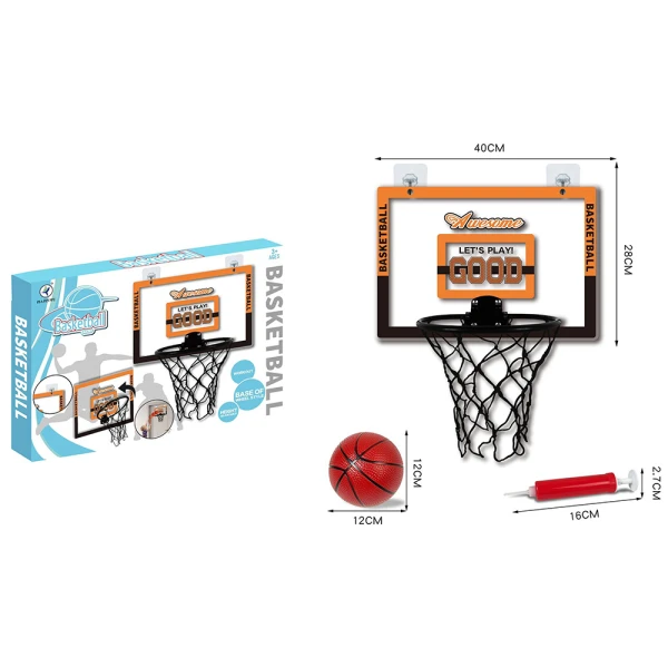 BASKETBALL BACKBOARD WITH BALL