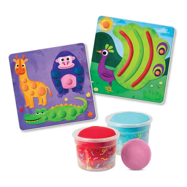 AS ART DOUGH ANIMALS FOR AGES 3+