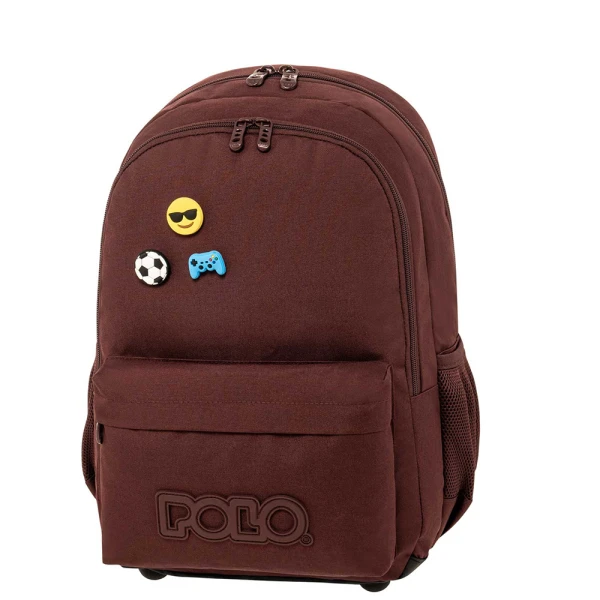 POLO 2026 BACKPACK PINS - BURGUNDY