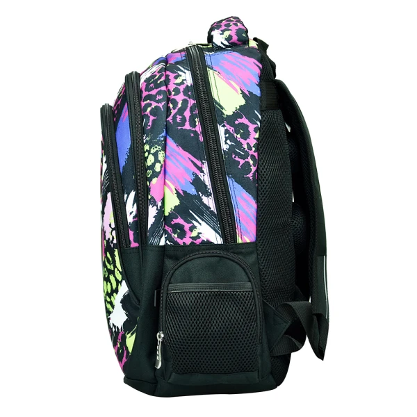 BACK ME UP OVAL BACKPACK NO FEAR FLUO PRINTS