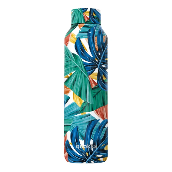 QUOKKA THERMAL STAINLESS STEEL BOTTLE SOLID 630ml JUNGLE