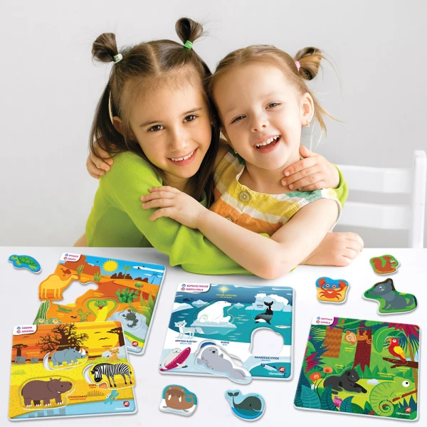 SAPIENTINO EDUCATIONAL GAME WHERE DO ANIMALS LIVE FOR AGES 3-5