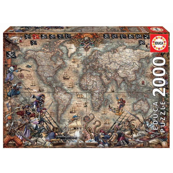 EDUCA ΠΑΖΛ 2000 τεμ. PIRATE\'S MAP