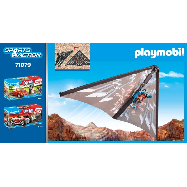 PLAYMOBIL SPORTS & ACTION STARTER PACK ΠΤΗΣΗ ΜΕ ΑΝΕΜΟΠΤΕΡΟ
