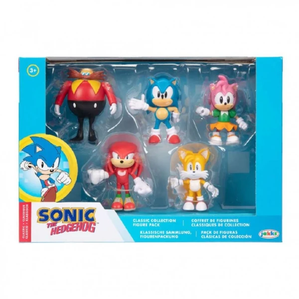 SONIC THE HEDGEHOG FIGURES 6.5 cm SET 5 FIGURES SONIC