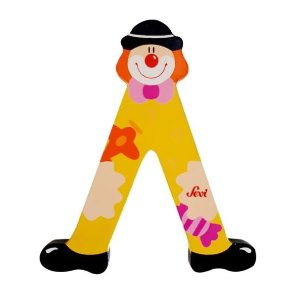 WOODEN LETTER Λ CLOWN