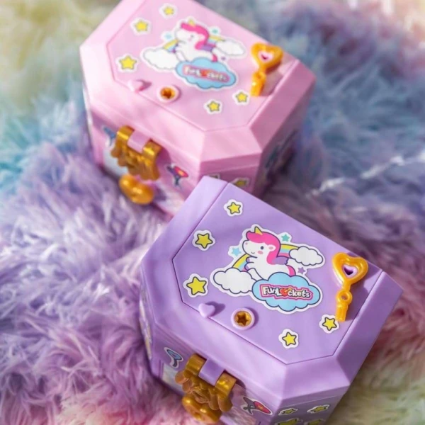 FUNLOCKETS ΜΥΣΤΙΚΟ ΚΟΥΤΙ ΚΟΣΜΗΜΑΤΩΝ - 2 ΧΡΩΜΑΤΑ