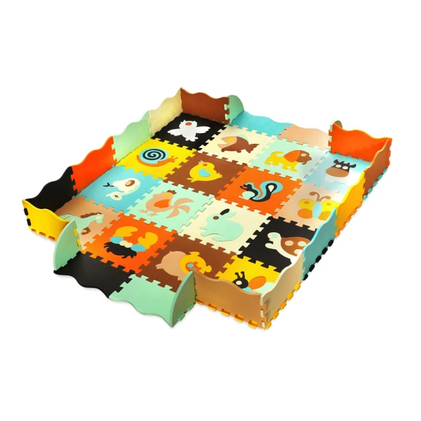 FLOOR PUZZLE 16 pcs. MULTICOLOR