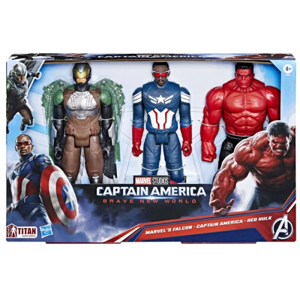MARVEL STUDIOS BRAVE NEW WORLD TITAN HERO SERIES SET 3 FIGURES