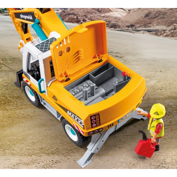 PLAYMOBIL ACTION HEROES LARGE EXCAVATOR